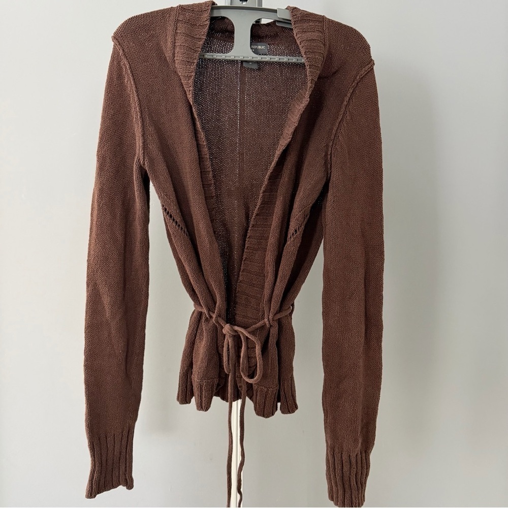 Banana Republic Knit Tie Waist Sweater